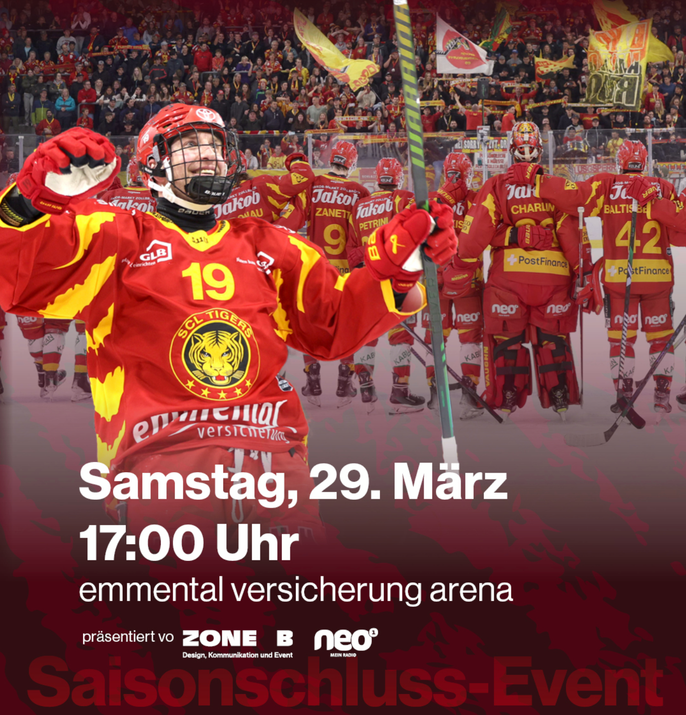 Saisonschluss-Event am 29. März 2025